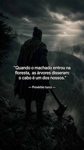 você é o cúmplice da sua própria ruína 🪓💀