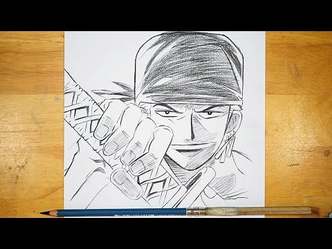 How To Draw Zoro | One Piece | Step By Step