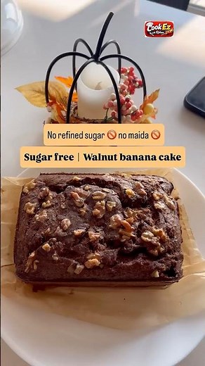Healthy Banana Walnut Bread | No Refined Sugar | Easy Whole Wheat Recipe