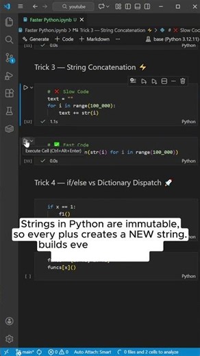5 Python Tricks that Make your Code Faster 🚀