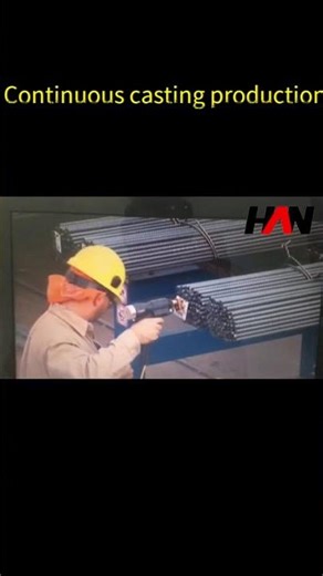 Watch Steel Billets Being Born: Real-Time Continuous Casting Process