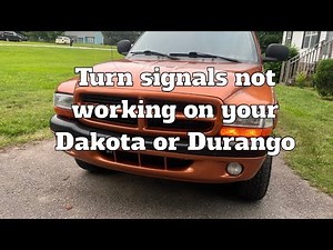 Turn signals not working correctly on your Dakota or Durango ? Here’s what I did to fix mine