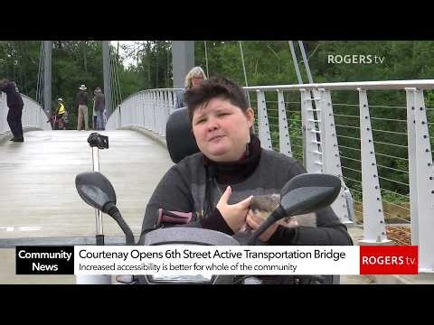 Courtenay Opens 6th Street Active Transportation Bridge | Rogers tv