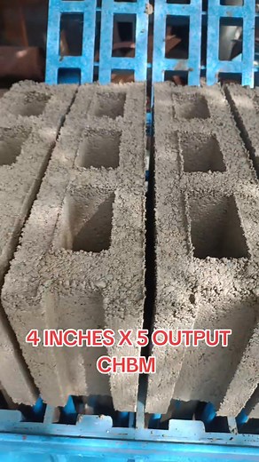 TESTING 4 INCHES X 5 OUTPUT CHBM BOUND TO OZAMIS CITY, ZAMBOANGA DEL SUR | GV Hollow block machine fabrication