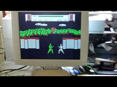 Sinclair QL KARATE game on a Q40