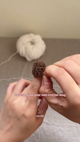 Let's Yarn Over | Crocheting is so easy with this Crochet Ring a.k.a Tension Regulator 🥰 #letsyarnoverover #crochet #crocheting #crochetaddict... | Instagram