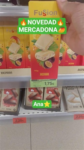 🔥NOVEDAD MERCADONA🔥FUSSIÓN MANGO🥭 #novedadesmercadona
