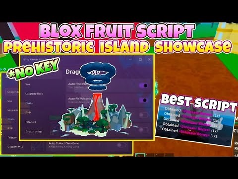 [NEW] Blox Fruit Script Showcase | Prehistoric Island Solo | Infinity Beli | Auto V4 & More