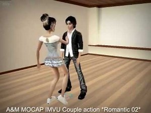 IMVU - Romantic 02 Couple Action | 3D dance animation by A&M MOCAP animation workshop / mocapdancer