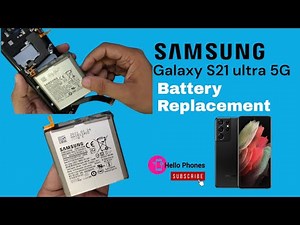 SAMSUNG S21 ULTRA 5G BATTERY REPLACEMENT | HOW TO CHANGE SAMSUNG GALAXY S21 ULTRA 5G BATTERY #how