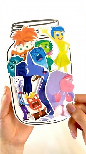 Inside out 2 edition Sticker Book 인사이드아웃 스티커놀이 #insideout2 #papercraft