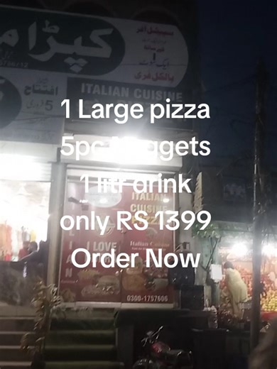 Delicious Italian Pizza Combo Offer