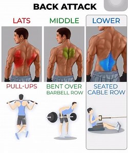 49K views · 228 reactions | BACK ATTACH LATS, MIDDLE AND LOWER BACK...