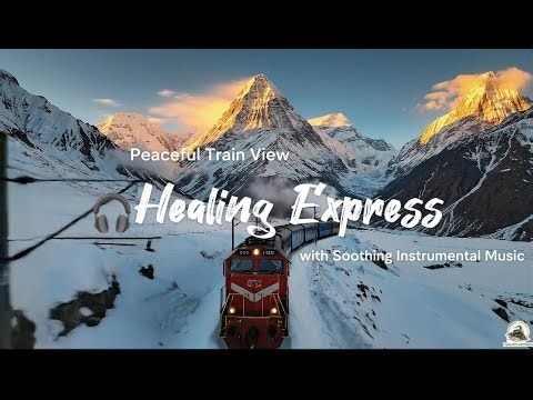 Healing Express: Immersive 3D Train Journey 🚂 Scenic Nature Ride with Healing Music for Relaxation