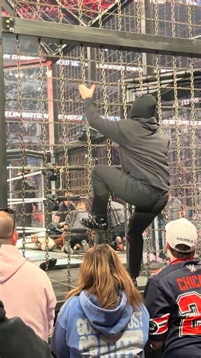 Fake MASKED MAN at Elimination Chamber #wwe