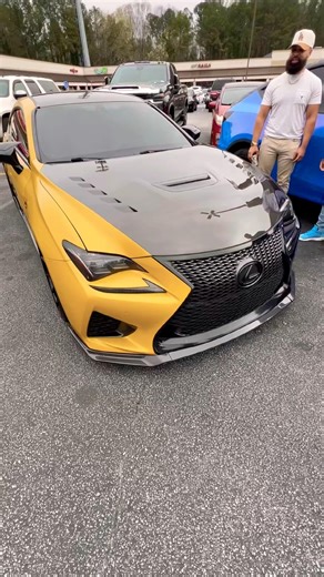 Custom Wrapped Lexus RCF Goes Crazy 😮‍🔥 #LexusRCF #CustomWrap #NSSCustoms #HotWheelsEvent #CarShow