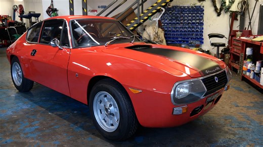 Final reveal of Lancia Fulvia Zagato after full build