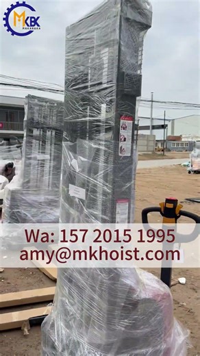 Ready to Ship! 🚀 Electric Stacker Packing & Container Loading