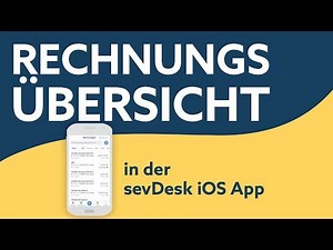 Überblick über deine Rechnungen | sevdesk iOS App