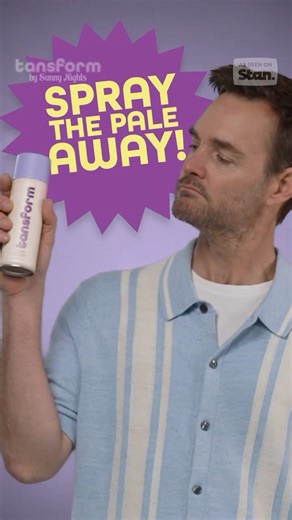 Spray the pale away! #Tansform by #SunnyNights leaves you with a killer glow. Launching Boxing Day.