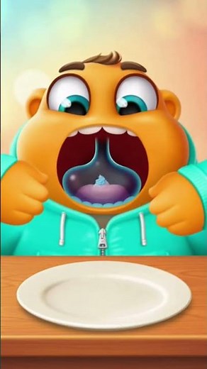 ASMR Cartoon X-Ray Eating Scene” #cat