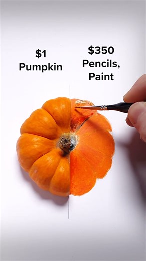 Draw a Pumpkin #art #drawing #shorts #pumpkin #illusion #pencildrawing #howtodraw #halloween
