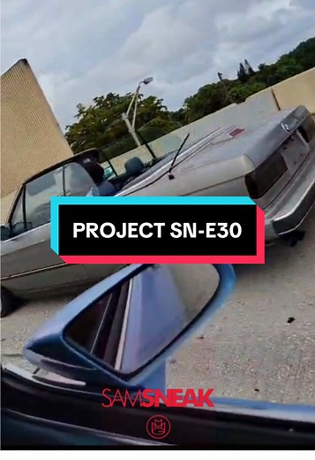 Project “SN-E30” stay tuned for more updates 🚗 #cxxlkid #sneakerboxxautomotive #fyp #e30