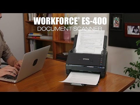 Epson WorkForce ES-400 Duplex Document Scanner | Take the Tour