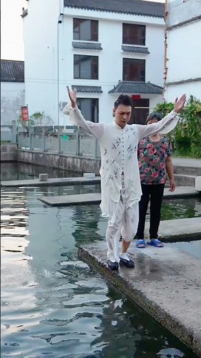 This boy does amazing stunts on water.