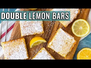 Easy LEMON Bar Recipe with Shortbread Crust