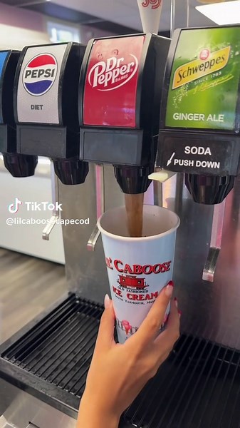 🚨 NEW FLOAT! 🚨 Come by the Lil Caboose and try it for yourself Dr Pepper Vanilla Ice Cream = pure magic 🥤🍦 #lilcaboose #icecream #capecod #capecodicecream #drpepperfloat