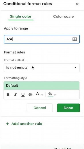 Highlight Next To Blank Cells #googlesheets
