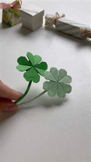 DIY cute clover 🍀 #diy #craft #cute