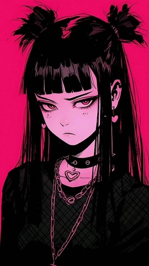 Gothic Anime Girl Wallpaper Collection