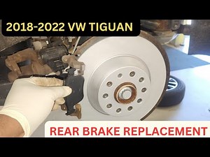 2018-2022 VW Tiguan rear brake replacement and service mode procedure