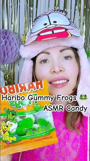 "Haribo Gummy Frogs 🐸💚 ASMR Candy