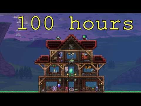 I Spent 100 Hours in a SINGLE Terraria World