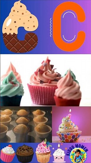 Learn Letter C Words in 30 Seconds! | Cow, Cat, Car, Crayons, Cupcake & Carrot for Kids!