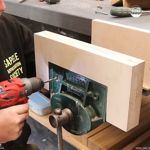 How I Extended My Vise Jaws #Workshop #Workbench #Tools #ViseJaws | Rag 'n' Bone Brown