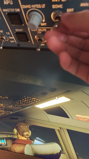 iniBuilds A340 overhead panel Dome light fix #aviation #pilot #airbus | Quickmade