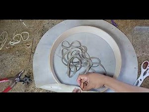 Native American hand drum making.