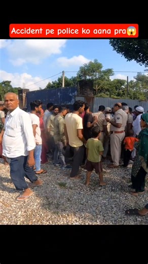 ACCIDENT IN POLICE 🚨😱 #motovlog #accidents #police #shortsviral