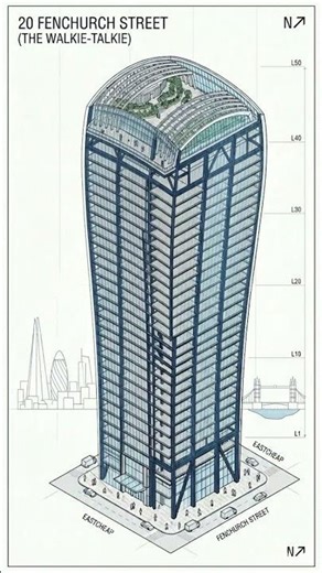 The Hidden Structure Holding This Skyscraper #engineering #construction #civilengineering