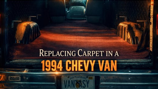 Replacing carpet in a 1994 Chevy van