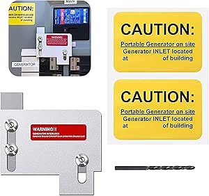 Generator Interlock Kit Compatible with Horizontal Main Cutler Hammer CH series ONLY 150 or 200 amp panels, TAN Breaker ONLY. 1 1/2 spacing between main and branch breaker