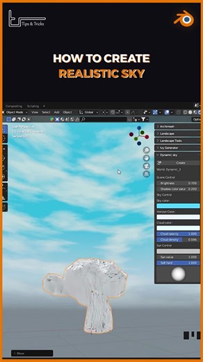 إنشاء إضافة سماء ديناميكية واقعية في بلندر