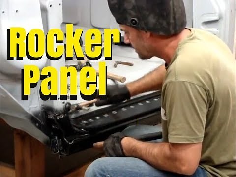 Install and weld rocker panel