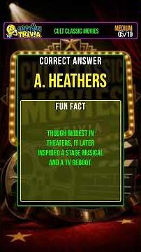 Cult Classic Movies Trivia #Shorts
