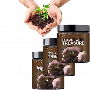 Soil Activation Treasures, Premium Soil Activator, Premium Soil Activated Treasure,Soil Activator for Raised Garden Beds, Improved Soil (3 Count)
