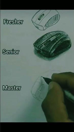 Realistic Computer Mouse Drawing ✏️ | Step by Step Pencil Sketch Tutorial 🖱️